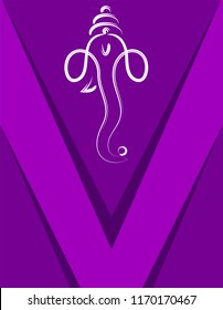 Ganesha The Lord Of Wisdom Design Vector Art Illustration