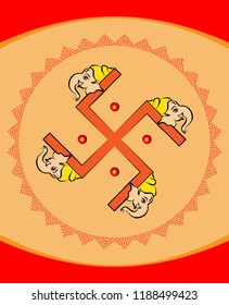 Ganesha The Lord Of Wisdom Design Vector Art Illustration