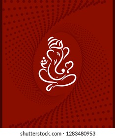 Ganesha El Señor De La Sabiduría Diseño Vector Ilustración De Arte