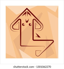 Ganesha The Lord Of Wisdom Design Vector Art Illustration