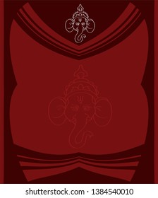 Ganesha The Lord Of Wisdom Design Vector Art Illustration