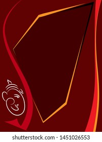 Ganesha El Señor De La Sabiduría Diseño Vector Ilustración De Arte