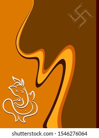 Ganesha The Lord Of Wisdom Design Vector Art Illustration