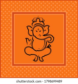 Ganesha The Lord Of Wisdom Design Vector Art Illustration