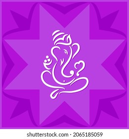 Ganesha The Lord Of Wisdom Design Vector Art Illustration