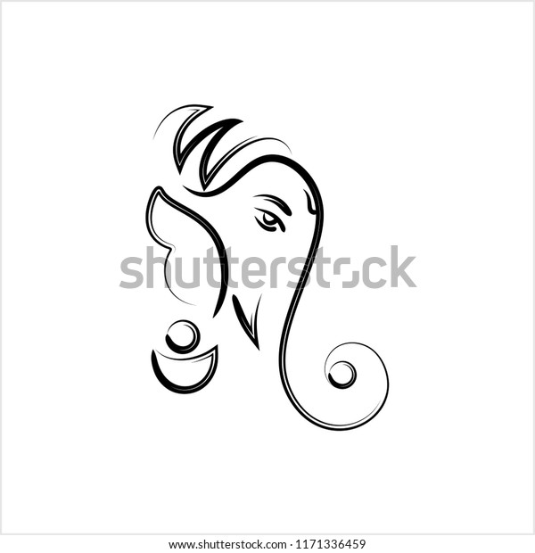 Ganesha Lord Wisdom Design Vector Art Stock Vector (Royalty Free ...