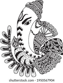 Ganesha The Lord Of Wisdom, Various Design Collection Vector Illustration