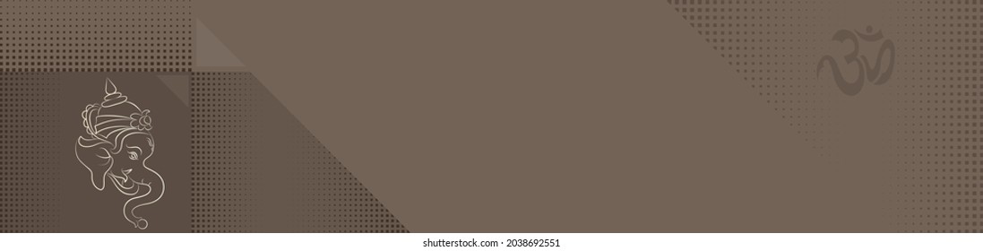 Ganesha The Lord Of Wisdom Vector Art Illustration