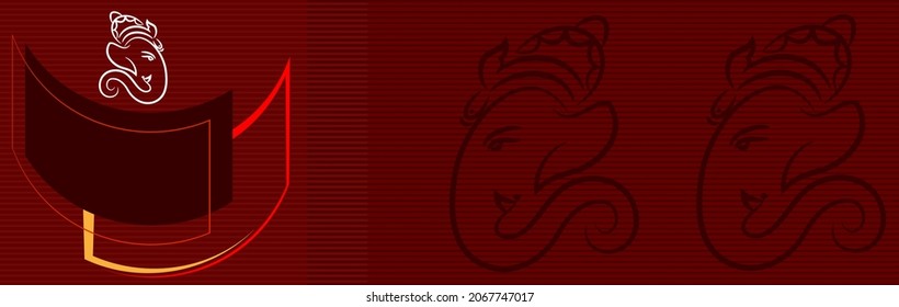 Ganesha The Lord Of Wisdom Vector Art Illustration