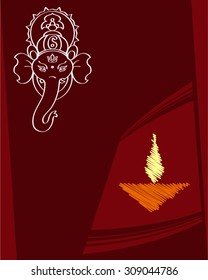 Ganesha The Lord Of Wisdom Vector Art