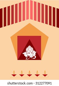 Ganesha The Lord Of Wisdom Vector Art