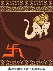 Ganesha El Arte Vector Del Señor De La Sabiduría