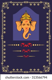 Ganesha The Lord Of Wisdom Vector Art