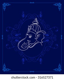 Ganesha The Lord Of Wisdom Vector Art