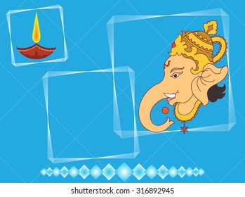 Ganesha The Lord Of Wisdom Vector Art