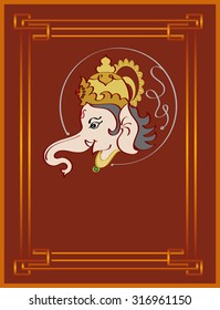 Ganesha The Lord Of Wisdom Vector Art