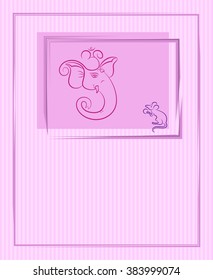 Ganesha The Lord Of Wisdom Vector Art