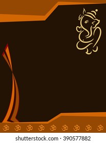 Ganesha The Lord Of Wisdom Vector Art