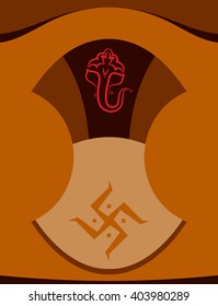 Ganesha The Lord Of Wisdom Vector Art