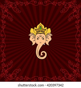 Ganesha El Arte Vector Del Señor De La Sabiduría