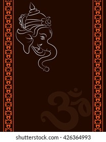 Ganesha El Arte Vector Del Señor De La Sabiduría