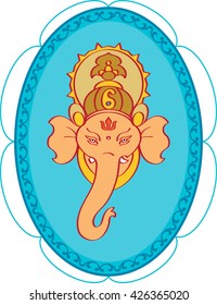 Ganesha El Arte Vector Del Señor De La Sabiduría
