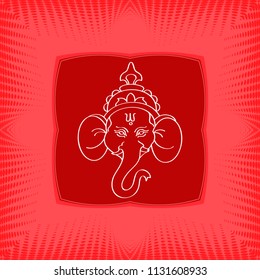 Ganesha The Lord Of Wisdom Vector Illustration