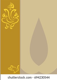 Ganesha The Lord Of Wisdom Vector Illustration