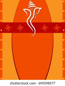 Ganesha Ilustración Del Vector Del Señor De La Sabiduría
