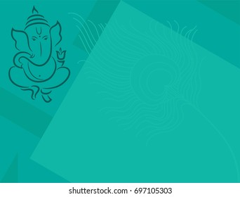 Ganesha Ilustración Del Vector Del Señor De La Sabiduría