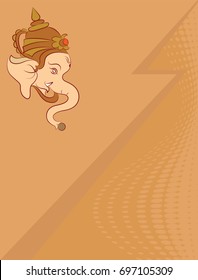 Ganesha The Lord Of Wisdom Vector Illustration