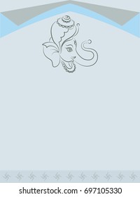 Ganesha, der Herr der Weisheit, Vektorgrafik