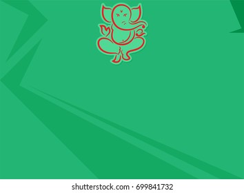 Ganesha, der Herr der Weisheit, Vektorgrafik