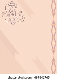 Ganesha Ilustración Del Vector Del Señor De La Sabiduría