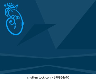 Ganesha Ilustración Del Vector Del Señor De La Sabiduría
