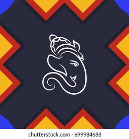 Ganesha The Lord Of Wisdom Vector Illustration