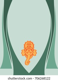 Ganesha The Lord Of Wisdom Vector Illustration