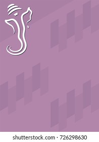 Ganesha The Lord Of Wisdom Vector Illustration