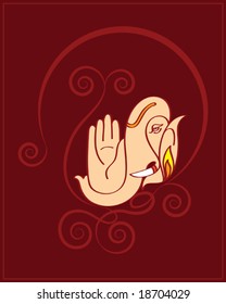 Ganesha Ornamental Abstract Design