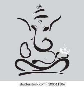 Ganesha symbol illustration