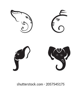 Ganesha Vector Icon Design Illustration Template