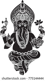 Ganesha vector, illustration