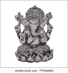 Ganesha Vector, illustration