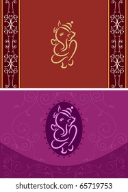 Ganesha Wedding Card