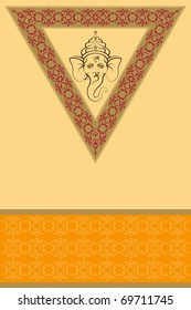 Ganesha Wedding Card