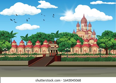 Ganga ghat of Dakshineswar temple 
