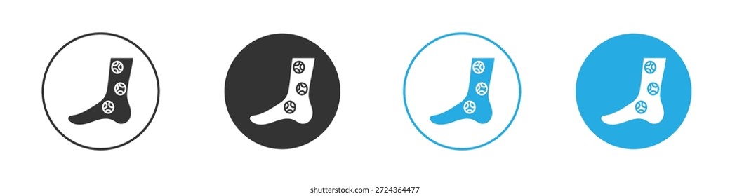 Elemento de diseño de iconos de gangrena. Ilustración vectorial sobre fondo blanco.