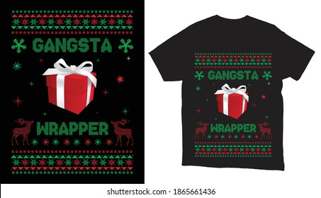 Gangsta Rapper Ugly Christmas Sweater