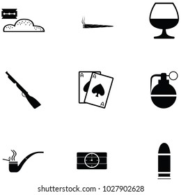 gangster icon set