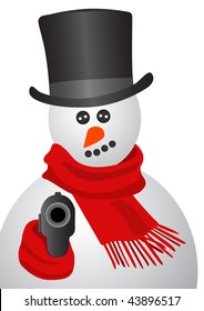 Gangster snowman